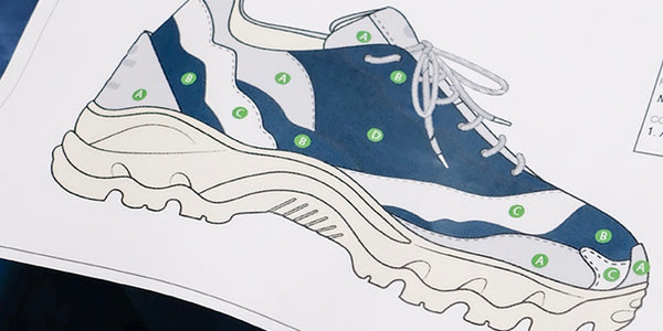 A custom shoe design of a high top sneaker from Diverge that promotes social impact. 