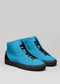 Une paire de MH00015 by Samuel high-top sneakers avec des semelles noires sur fond gris.