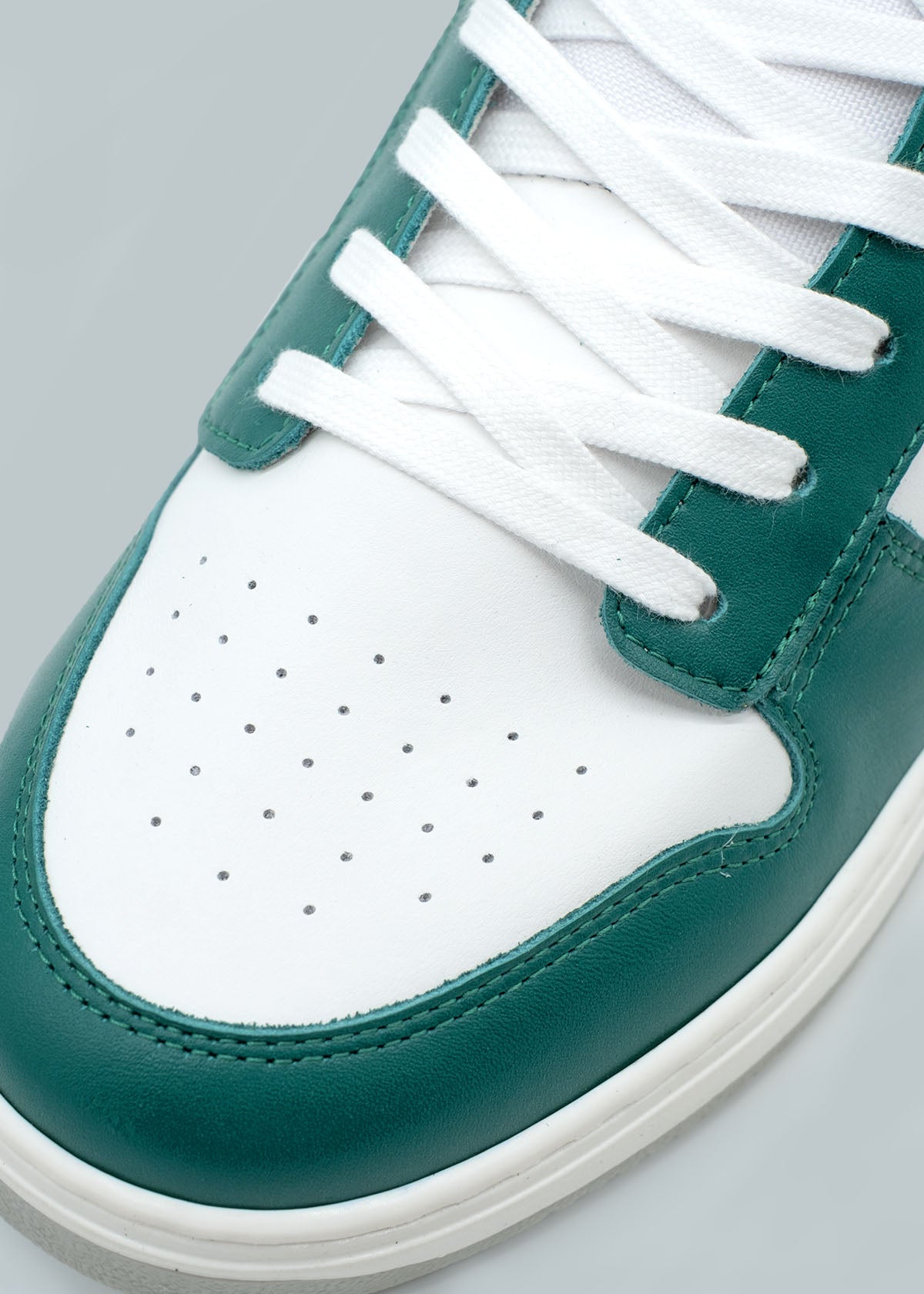 Emerald Lace Up Sneakers Emerald Green Men main image 4