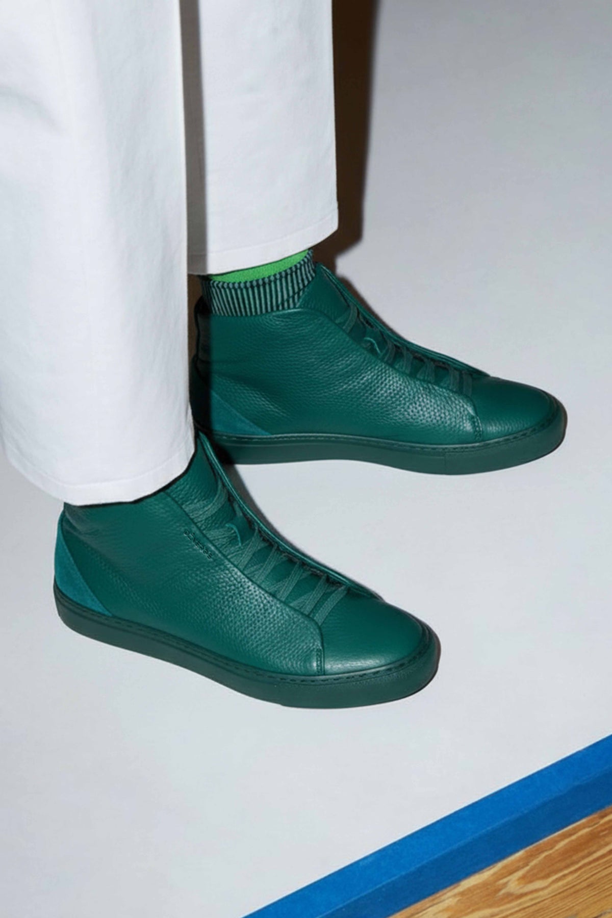Emerald Green Grain Leather