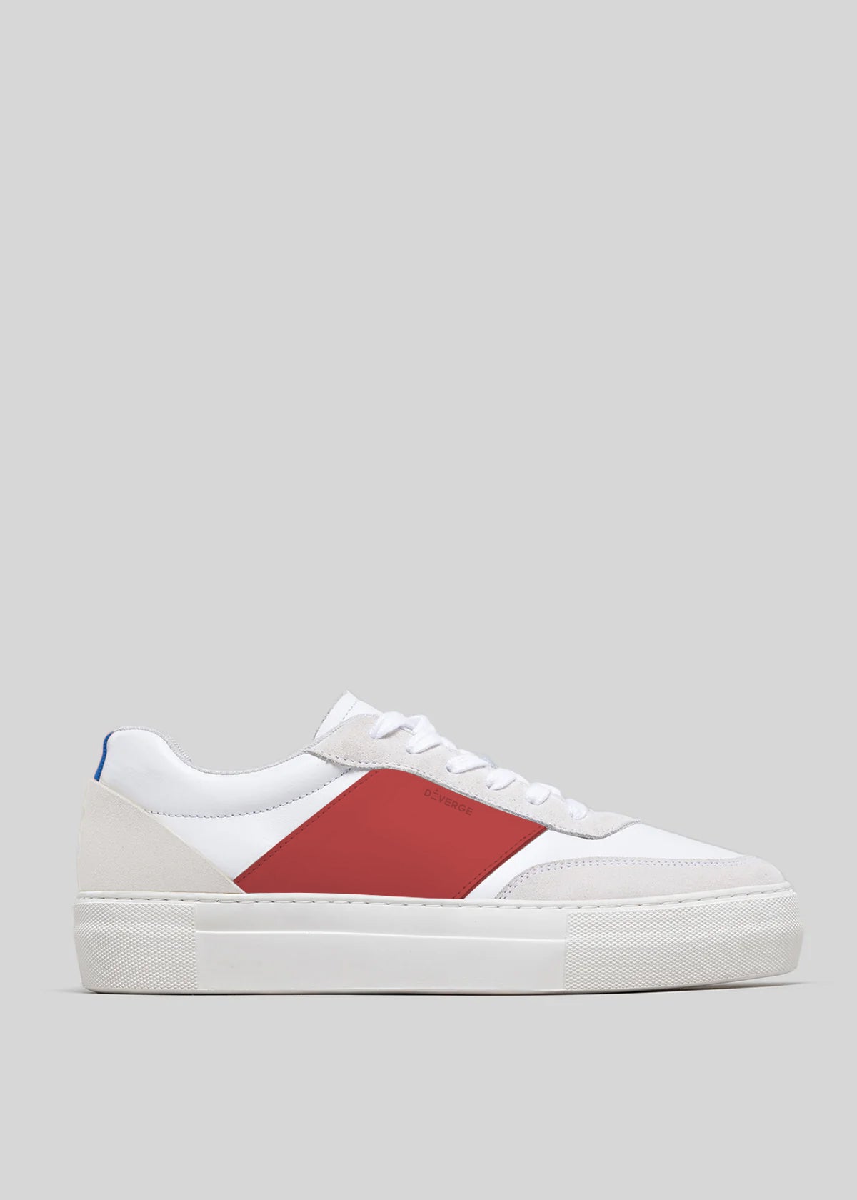 V42 White W/ Red by DiVERGE Sneakers
