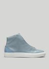 artic with white with premium leather high sneakers in clean design sideview