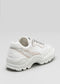 color mix white premium leather sneakers landscape with sophisticated silhouette backview