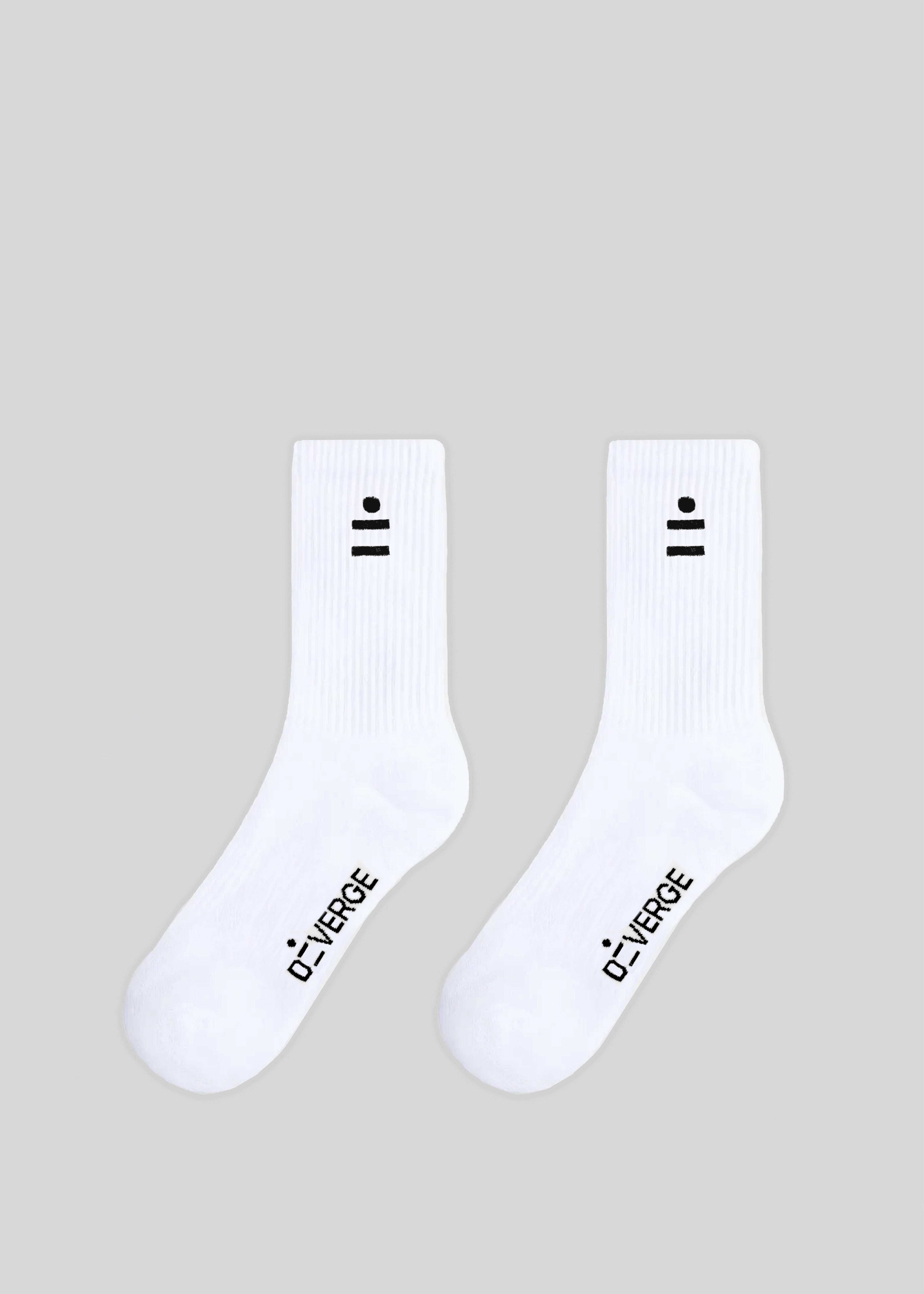 White Crew Socks