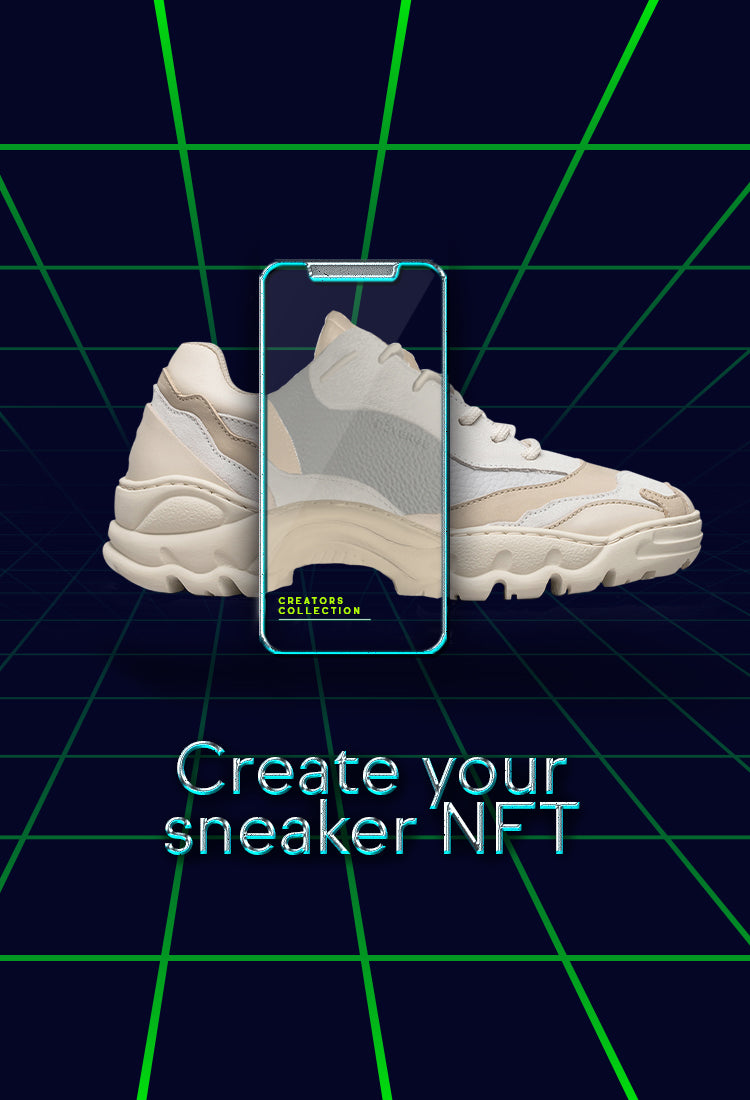 Zapatos a medida con la colaboración de NFT .