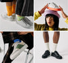 Scarpe personalizzate: Un paio di scarpe uniche, fatte a mano, con disegni intricati e dettagli personalizzati.