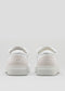 paire de sneakers en cuir blanc de première qualité en design propre vue arrière