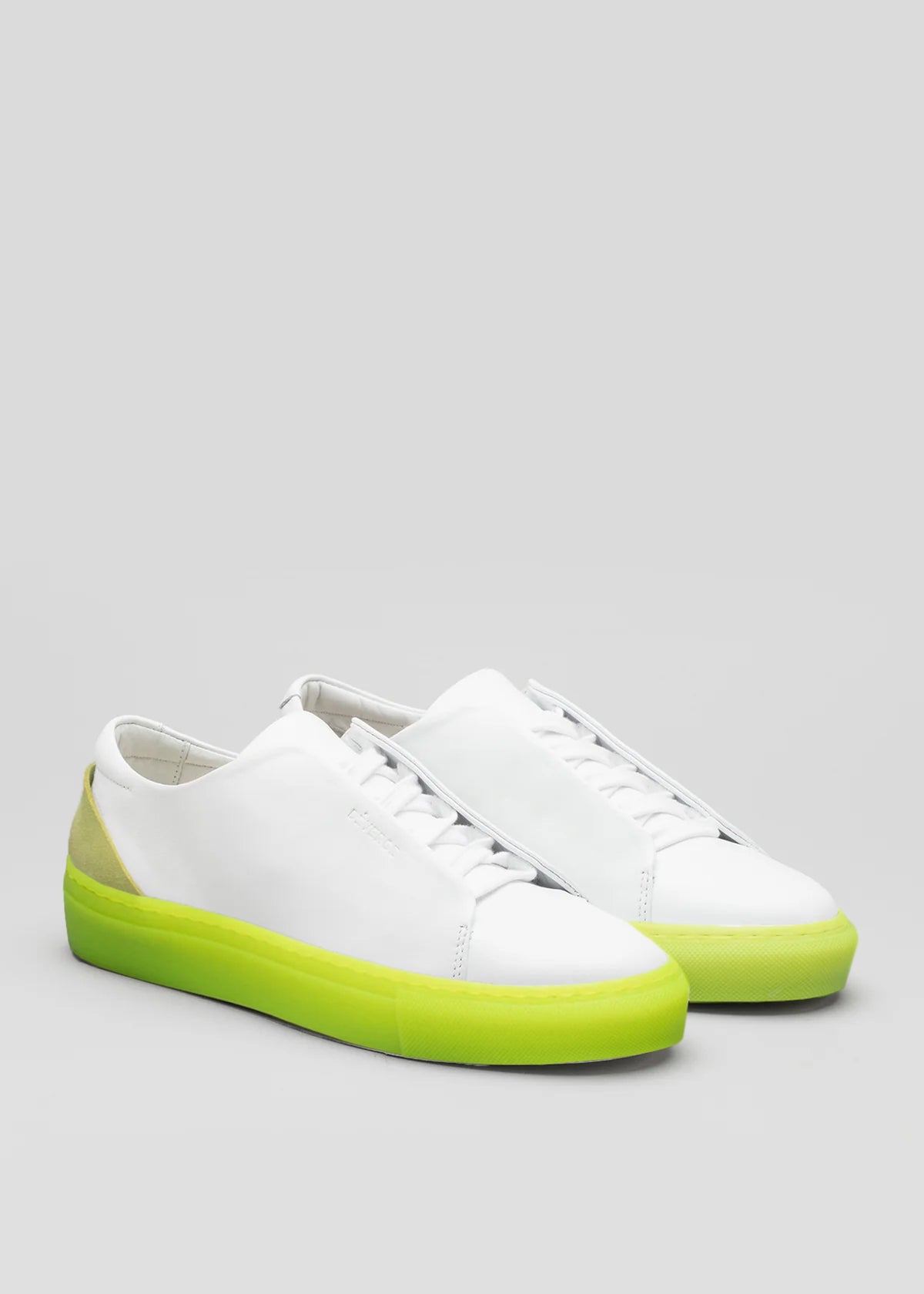 V14 White Leather w/ Yellow