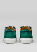 vert émeraude premium daim bas paire de sneakers en design propre vue arrière