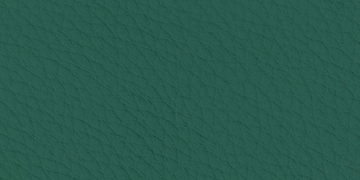 A close up of an Emerald Green - Floater Material Color for Custom Shoes leather.