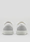 Gips Premium Wildleder niedrig Paar sneakers in sauberem Design Rückansicht