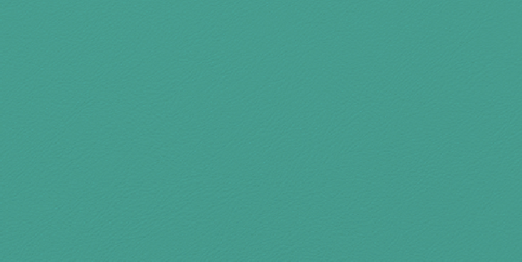 A Aqua Green surface with a small spot.