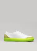 V9 White Leather W/Lime